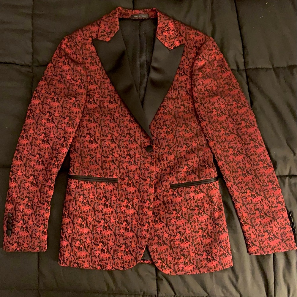 NEGOTIABLE LIKE NEW Joseph Abboud Floral Suit (Worn Once)